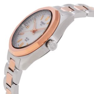 Tissot PRC 100 Quartz Solar White Mother of Pearl Dial Ladies Watch T1518222211100