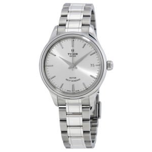 Tudor Style Silver Dial Automatic Men's Watch 12300-0001