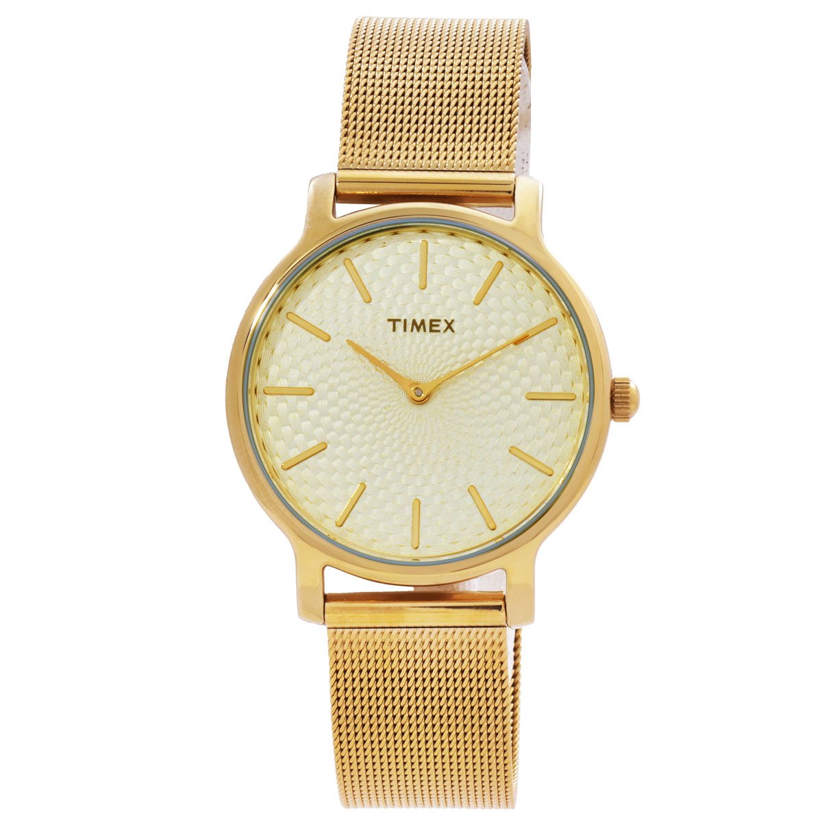 Timex Transcend Quartz Gold Dial Ladies Watch TW2R36100GP