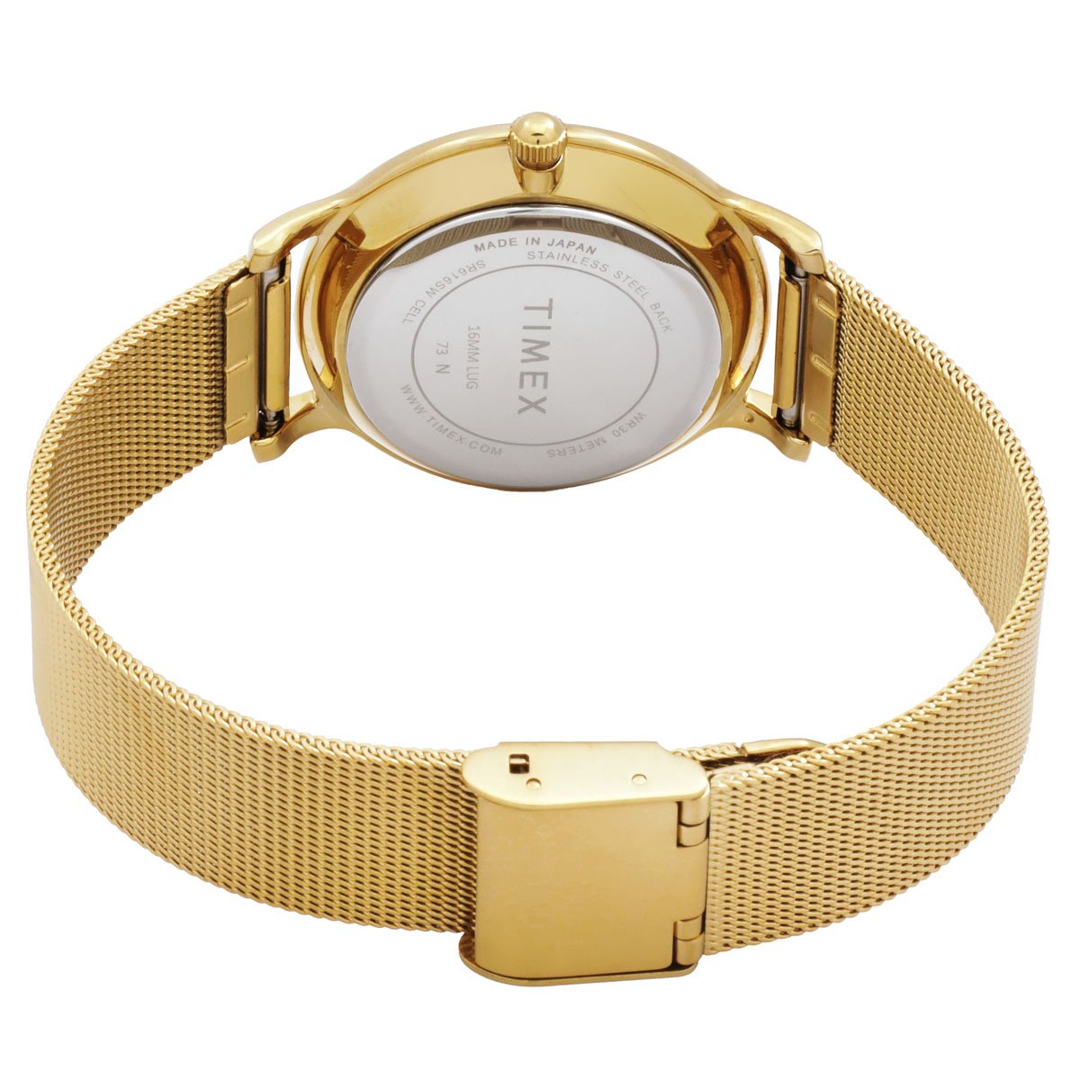 Timex Transcend Quartz Gold Dial Ladies Watch TW2R36100GP - Image 3