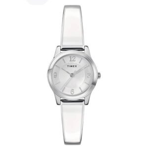 Timex Stretch Bangle Quartz Silver Dial Ladies Watch TW2R98300