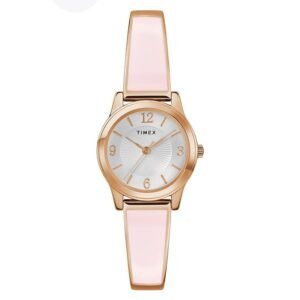 Timex Stretch Bangle Quartz Silver Dial Ladies Watch TW2R98400