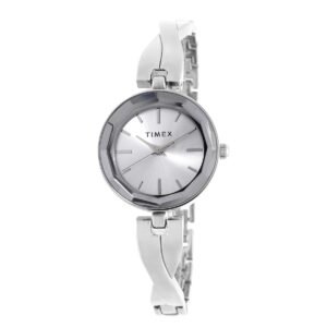 Timex Quartz Stainless Steel Silver Dial Ladies Watch TW2T49400