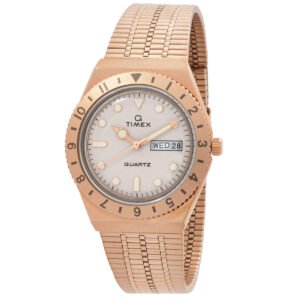 Timex Q Quartz Cream Dial Ladies Watch TW2U95700VQ