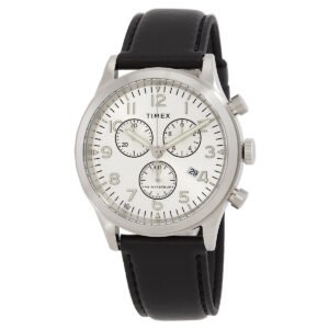 Timex Waterbury Traditional Chronograph Quartz Silver Dial Men's Watch TW2W48100