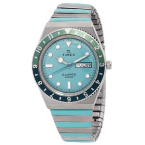 Timex Q Timex Quartz Blue Dial Ladies Watch TW2W87800VQ
