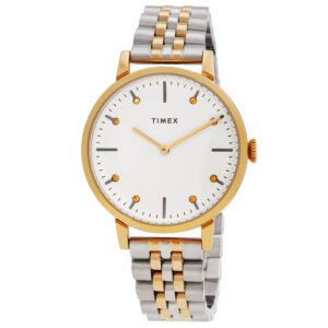 Timex Midtown Quartz White Dial Ladies Watch TWH6Z3410