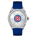 Timex Athena Chicago Cubs Quartz Silver Dial Ladies Watch TWZBCUBWMYZ