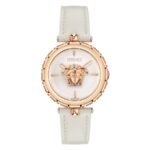 Versace Medusa Jewel Quartz White Dial Ladies Watch VE0B00225