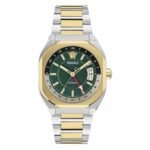 Versace V-Contempo GMT Automatic Green Dial Men's Watch VE0I00325