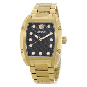 Versace Dominus Quartz Black Dial Ladies Watch VE8K00524