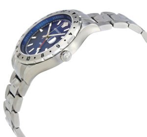 VERSACE Hellenyium GMT Blue Dial Men's Watch V1101 0015