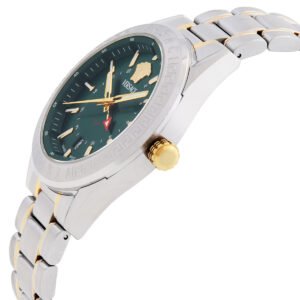 VERSACE V-Code GMT Quartz Green Dial Men's Watch VEAFA0524