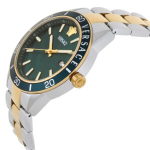 VERSACE Greca Urban Quartz Green Dial Men's Watch VEYCA0524