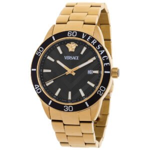 Greca Urban Quartz Black Dial Men's Watch VEYCA0724 - luxury watch