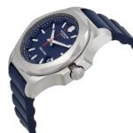 VICTORINOX Swiss Army INOX Blue Dial Blue Rubber Men's Watch 241688.1