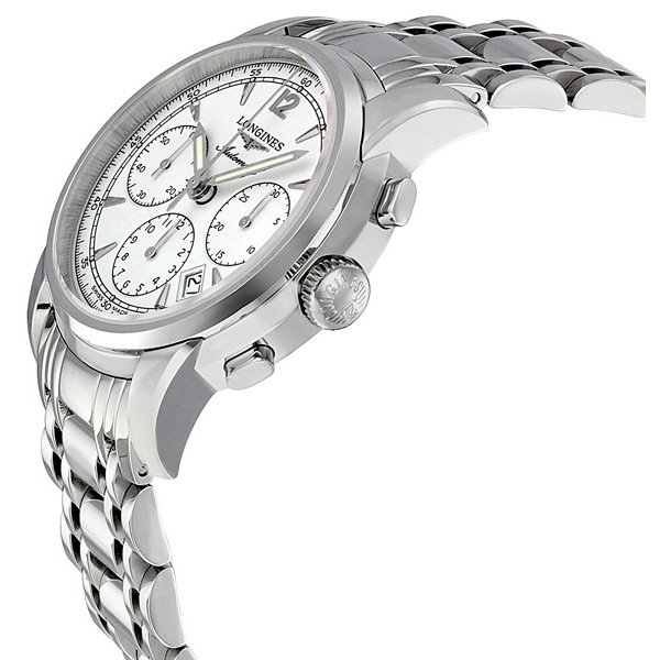 Longines Saint-Imier Automatic Chronograph White Dial Men's Watch - luxury watch