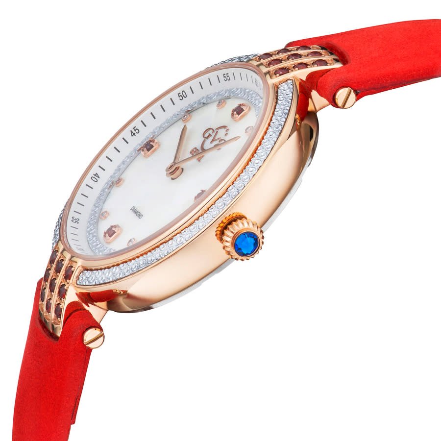 GV2 by Gevril Matera Diamond Mother of Pearl Dial Ladies Watch 12804 - Image 2