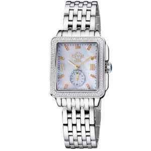 GV2 by Gevril Bari Tortoise Mother of Pearl Dial Ladies Watch 9258B