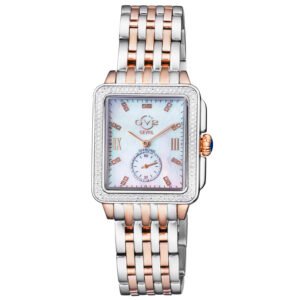 GV2 by Gevril Bari Tortoise Mother of Pearl Dial Ladies Watch 9254B