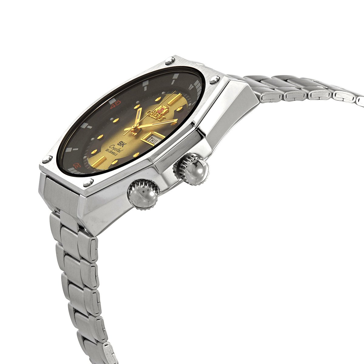 Orient SK Automatic Gold Dial Men's Watch RA-AA0B01G19B - Image 2