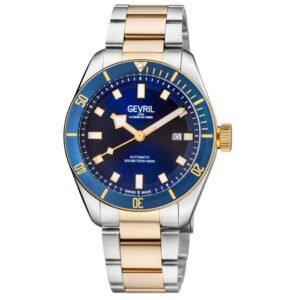Gevril Yorkville Automatic Blue Dial Men's Watch 48604