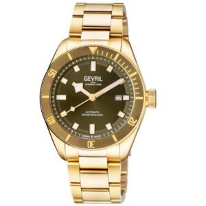 Gevril Yorkville Automatic Green Dial Men's Watch 48605