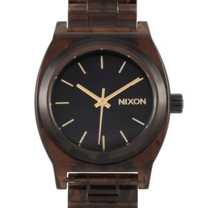 Nixon Time Teller Acetate Quartz Black Dial Ladies Watch A1214-400-00