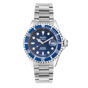 Gevril Wallstreet Automatic Blue Dial Men's Watch 4851A