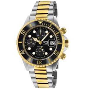 Gevril Wall Street Chrono Chronograph Automatic Black Dial Men's Watch 4152A