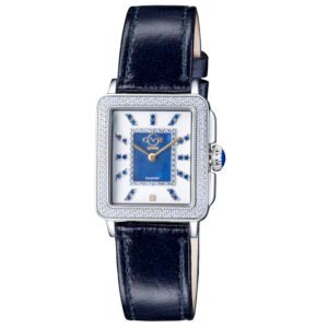 GV2 by Gevril Padova Gemstone Diamond Mother of Pearl Dial Ladies Watch 12332