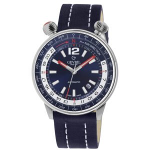 Gevril Wallabout Blue Dial Men's Watch 48566A