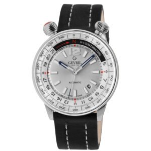 Gevril Wallabout Automatic Silver Dial Men's Watch 48560A