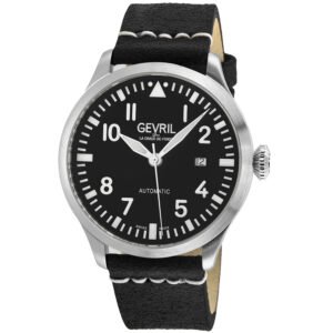 Gevril Vaughn Automatic Black Dial Men's Watch 43502