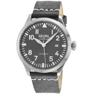 Gevril Vaughn Automatic Grey Dial Men's Watch 43505