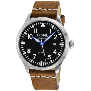 Gevril Vaughn Automatic Black Dial Men's Watch 43504