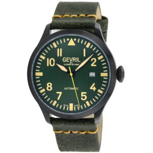Gevril Vaughn Automatic Green Dial Men's Watch 43506
