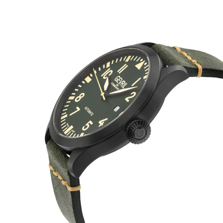 Gevril Vaughn Automatic Green Dial Men's Watch 43506 - Image 2