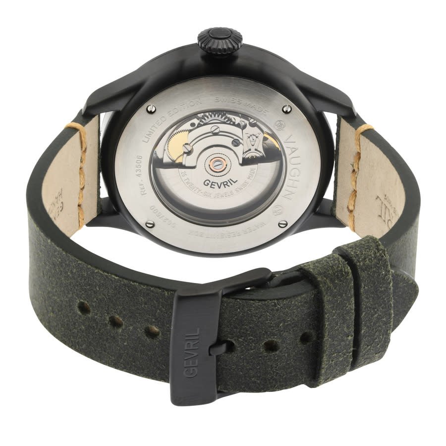 Gevril Vaughn Automatic Green Dial Men's Watch 43506 - Image 3