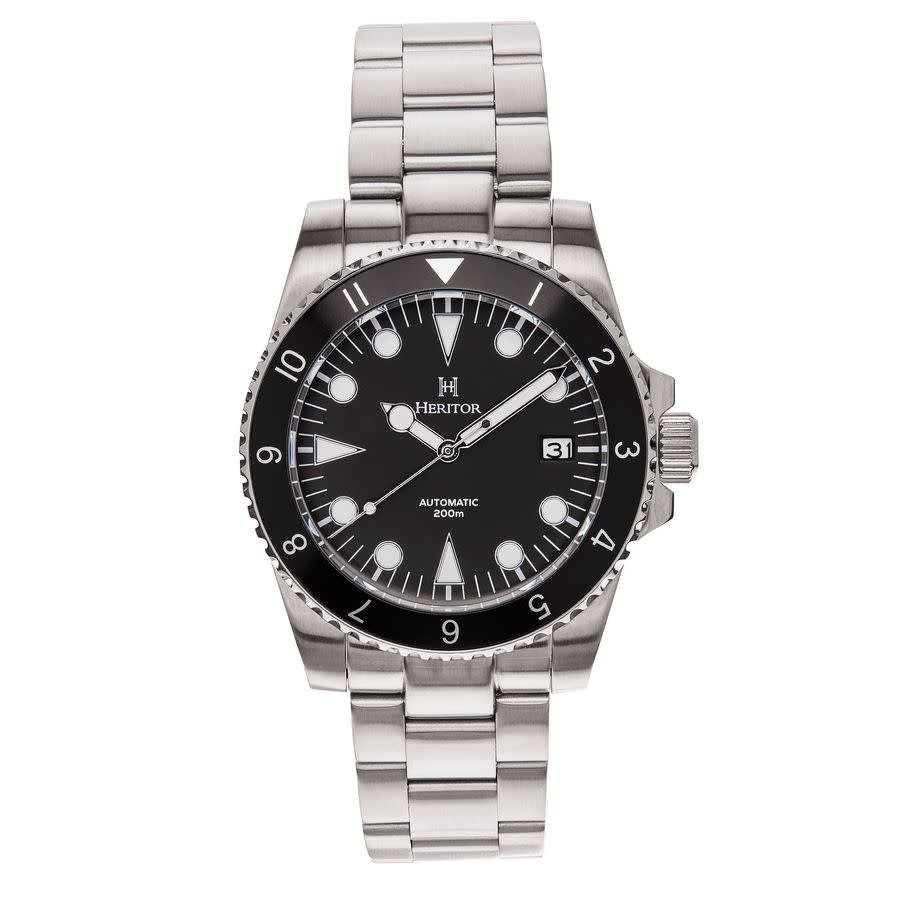 Heritor Luciano Automatic Black Dial Men's Watch HERHS1501