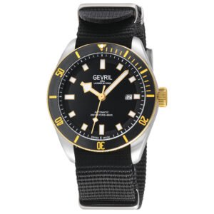 Gevril Yorkville Automatic Black Dial Men's Watch 48608N