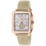 GV2 by Gevril Bari Enamel Diamond Mother of Pearl Dial Ladies Watch 9262