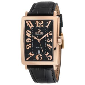 Gevril Avenue of Americas Automatic Black Dial Men's Watch 15201-2