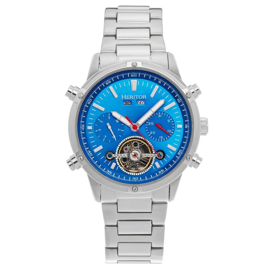 Heritor Wilhelm Blue Dial Men's Watch HERHS2103