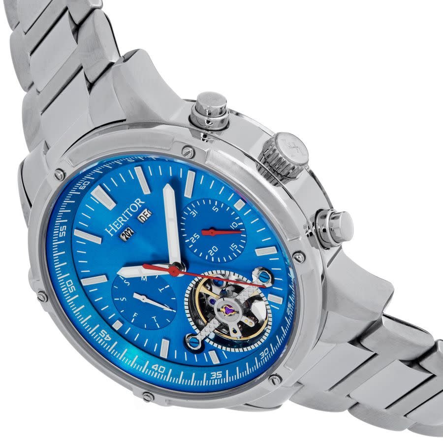 Heritor Wilhelm Blue Dial Men's Watch HERHS2103 - Image 3