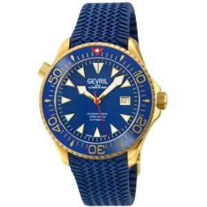 Gevril Hudson Yards Automatic Blue Dial Men's Watch 48805R