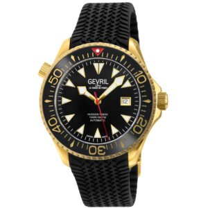 Gevril Hudson Yards Automatic Black Dial Men's Watch 48804R