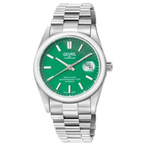 Gevril West Village Automatic Green Dial Men's Watch 48934B