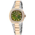 GV2 by Gevril Potente Diamond Mother of Pearl Dial Ladies Watch 18207B