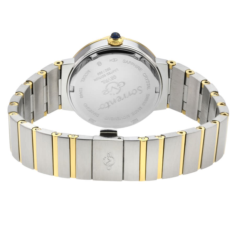 GV2 by Gevril Sorrento Diamond Mother of Pearl Dial Ladies Watch 12440B - Image 2